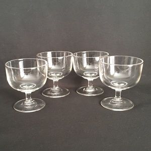 Vintage set of 4 contemporary style dessert cups